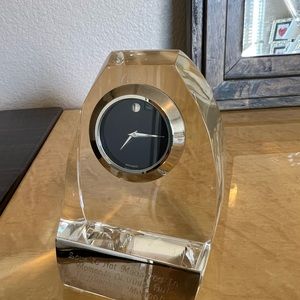 Movado mini clock. Needs new battery